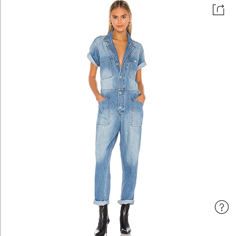 Pistola Grover Button-front Denim Boilersuit /Overall NWT